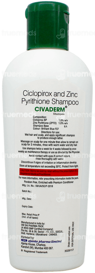 Civaderm Shampoo 100Ml